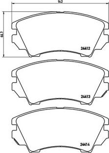 Magneti Marelli 363700459055 - Тормозные колодки, дисковые, комплект autosila-amz.com