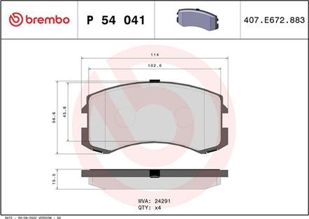 Magneti Marelli 363700454041 - Тормозные колодки, дисковые, комплект autosila-amz.com