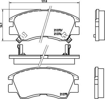 Magneti Marelli 363700454008 - Тормозные колодки, дисковые, комплект autosila-amz.com