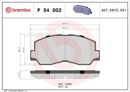 Magneti Marelli 363700454002 - Тормозные колодки, дисковые, комплект autosila-amz.com