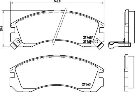 Magneti Marelli 363700454017 - Тормозные колодки, дисковые, комплект autosila-amz.com