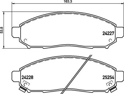 Magneti Marelli 363700456096 - Тормозные колодки, дисковые, комплект autosila-amz.com