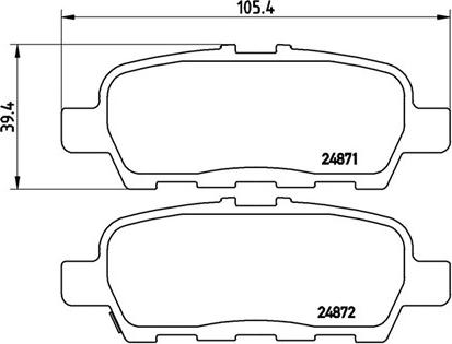 Magneti Marelli 363700456068 - Тормозные колодки, дисковые, комплект autosila-amz.com