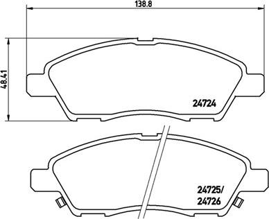 Magneti Marelli 363700456070 - Тормозные колодки, дисковые, комплект autosila-amz.com