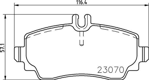 Magneti Marelli 363700450047 - Тормозные колодки, дисковые, комплект autosila-amz.com