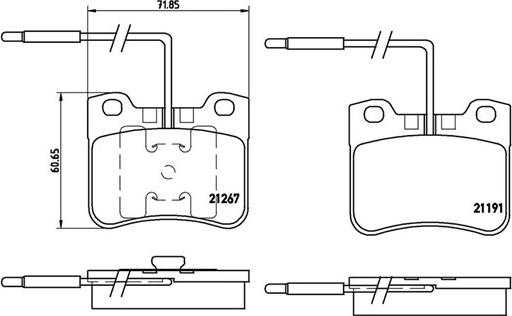 Magneti Marelli 363700461047 - Тормозные колодки, дисковые, комплект autosila-amz.com