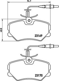 Magneti Marelli 363700461050 - Тормозные колодки, дисковые, комплект autosila-amz.com