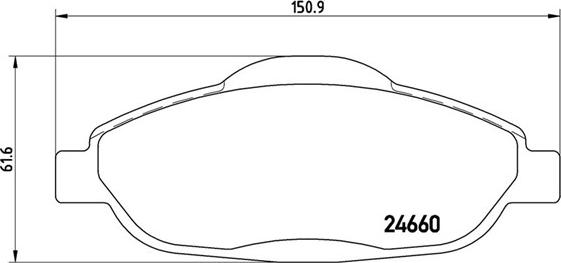 Magneti Marelli 363700461101 - Тормозные колодки, дисковые, комплект autosila-amz.com