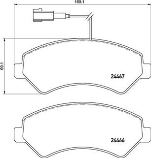 Magneti Marelli 363700461118 - Тормозные колодки, дисковые, комплект autosila-amz.com