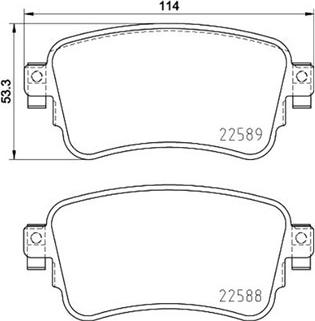 Magneti Marelli 363700461133 - Тормозные колодки, дисковые, комплект autosila-amz.com