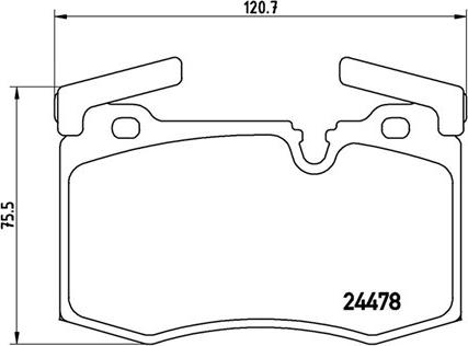 Magneti Marelli 363700406068 - Тормозные колодки, дисковые, комплект autosila-amz.com