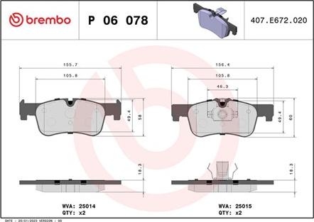 Magneti Marelli 363700406078 - Тормозные колодки, дисковые, комплект autosila-amz.com