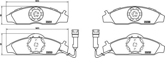 Magneti Marelli 363700415003 - Тормозные колодки, дисковые, комплект autosila-amz.com