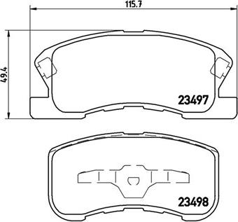 Magneti Marelli 363700416008 - Тормозные колодки, дисковые, комплект autosila-amz.com