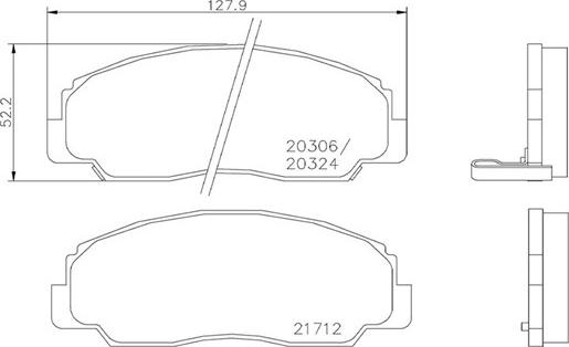 Magneti Marelli 363700416012 - Тормозные колодки, дисковые, комплект autosila-amz.com