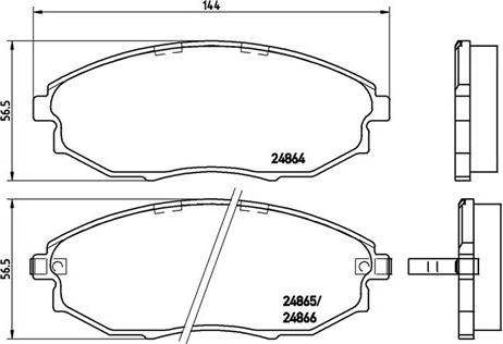 Magneti Marelli 363700410007 - Тормозные колодки, дисковые, комплект autosila-amz.com