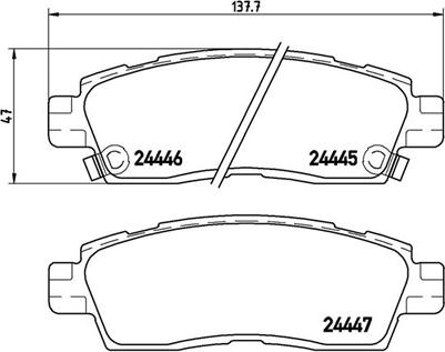 Magneti Marelli 363700410010 - Тормозные колодки, дисковые, комплект autosila-amz.com