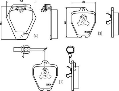 Magneti Marelli 363700485096 - Тормозные колодки, дисковые, комплект autosila-amz.com