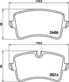 Pagid 355016011 - Тормозные колодки, дисковые, комплект autosila-amz.com