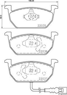 Magneti Marelli 363700485137 - Тормозные колодки, дисковые, комплект autosila-amz.com