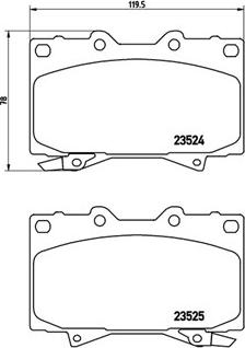 Valeo 606504 - Тормозные колодки, дисковые, комплект autosila-amz.com