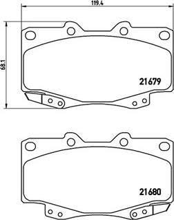 Magneti Marelli 363700483069 - Тормозные колодки, дисковые, комплект autosila-amz.com