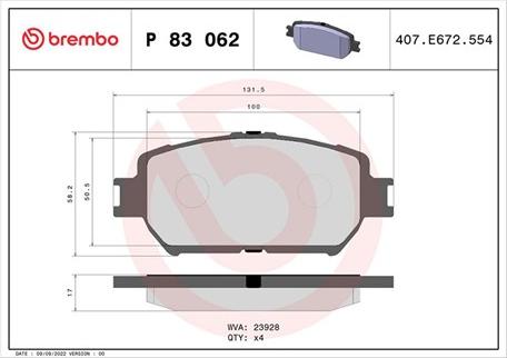 Magneti Marelli 363700483062 - Тормозные колодки, дисковые, комплект autosila-amz.com