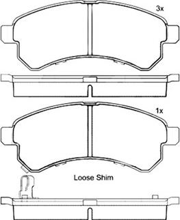 Magneti Marelli 363700482004 - Тормозные колодки, дисковые, комплект autosila-amz.com