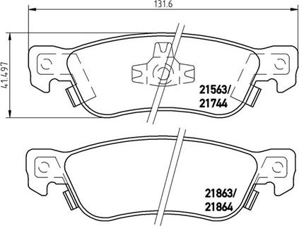 Magneti Marelli 363700434003 - Тормозные колодки, дисковые, комплект autosila-amz.com