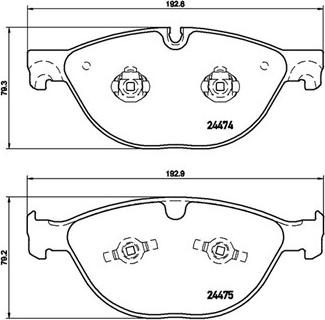 Magneti Marelli 363700436025 - Тормозные колодки, дисковые, комплект autosila-amz.com