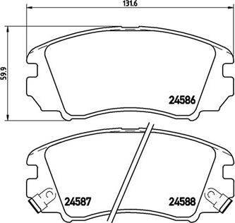 Magneti Marelli 363700430043 - Тормозные колодки, дисковые, комплект autosila-amz.com