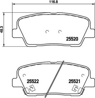 Magneti Marelli 363700430063 - Тормозные колодки, дисковые, комплект autosila-amz.com