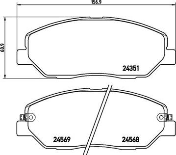 Magneti Marelli 363700430036 - Тормозные колодки, дисковые, комплект autosila-amz.com