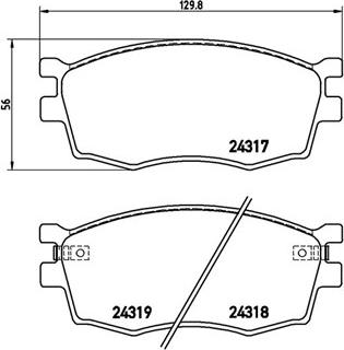 Magneti Marelli 363700430026 - Тормозные колодки, дисковые, комплект autosila-amz.com