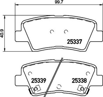 Magneti Marelli 363700430101 - Тормозные колодки, дисковые, комплект autosila-amz.com