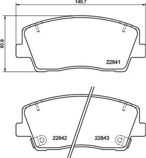 Magneti Marelli 363700430108 - Тормозные колодки, дисковые, комплект autosila-amz.com