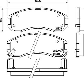 Magneti Marelli 363700424024 - Тормозные колодки, дисковые, комплект autosila-amz.com