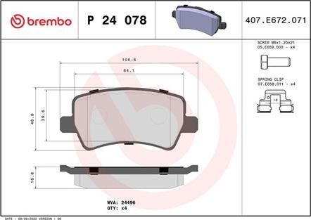 Magneti Marelli 363700424078 - Тормозные колодки, дисковые, комплект autosila-amz.com