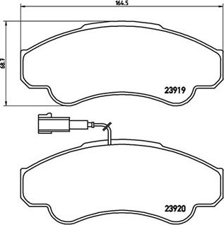 Magneti Marelli 363700423092 - Тормозные колодки, дисковые, комплект autosila-amz.com