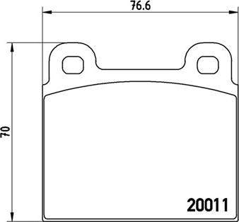 Magneti Marelli 363700423001 - Тормозные колодки, дисковые, комплект autosila-amz.com