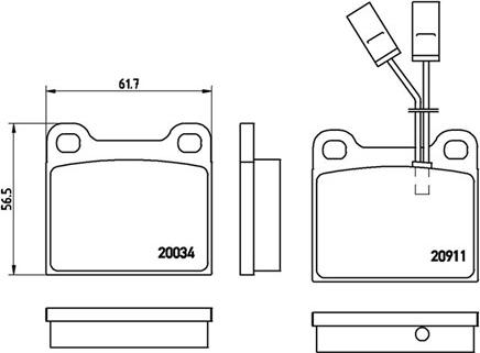 Magneti Marelli 363700423012 - Тормозные колодки, дисковые, комплект autosila-amz.com