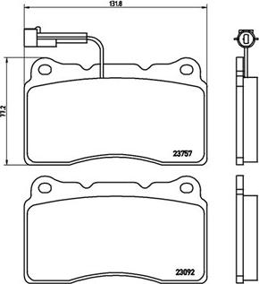 Magneti Marelli 363700423115 - Тормозные колодки, дисковые, комплект autosila-amz.com