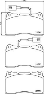 Magneti Marelli 363700423134 - Тормозные колодки, дисковые, комплект autosila-amz.com