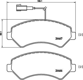 Magneti Marelli 363700423136 - Тормозные колодки, дисковые, комплект autosila-amz.com