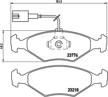 Magneti Marelli 363700423122 - Тормозные колодки, дисковые, комплект autosila-amz.com