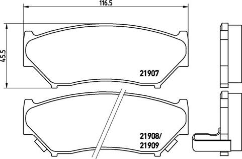 Magneti Marelli 363700479008 - Тормозные колодки, дисковые, комплект autosila-amz.com