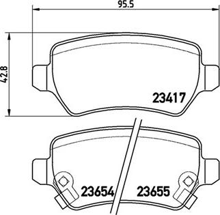 Magneti Marelli 363700559038 - Тормозные колодки, дисковые, комплект autosila-amz.com