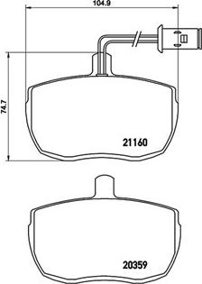 Magneti Marelli 363700506006 - Тормозные колодки, дисковые, комплект autosila-amz.com