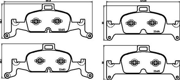 Magneti Marelli 363700585164 - Тормозные колодки, дисковые, комплект autosila-amz.com