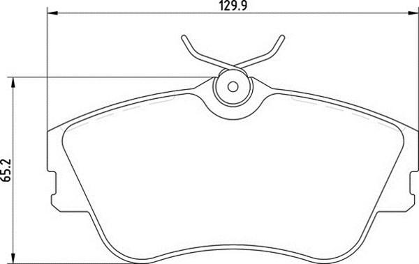 Magneti Marelli 363700205140 - Тормозные колодки, дисковые, комплект autosila-amz.com